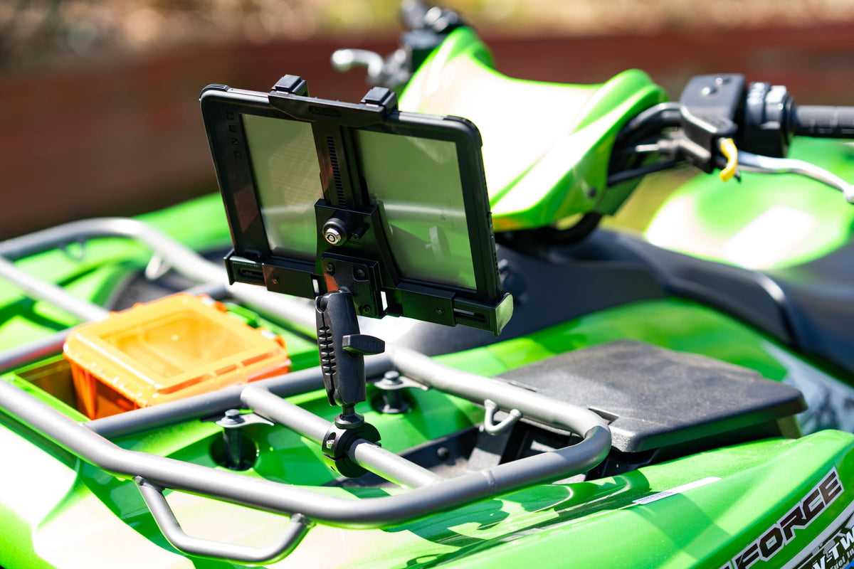iBOLT mounting setup used in an outdoor boating environment