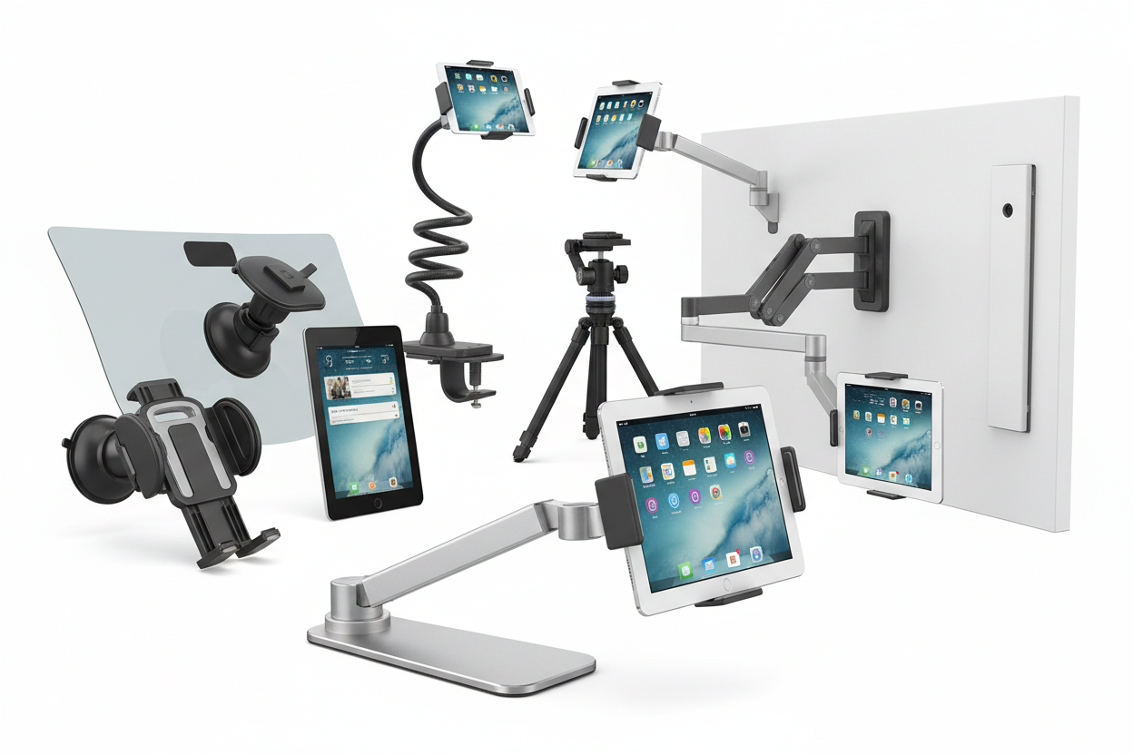 multiple tablet mount
