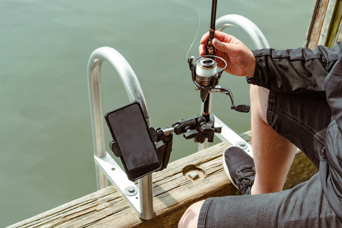 iBOLT mounting setup used in an outdoor boating environment