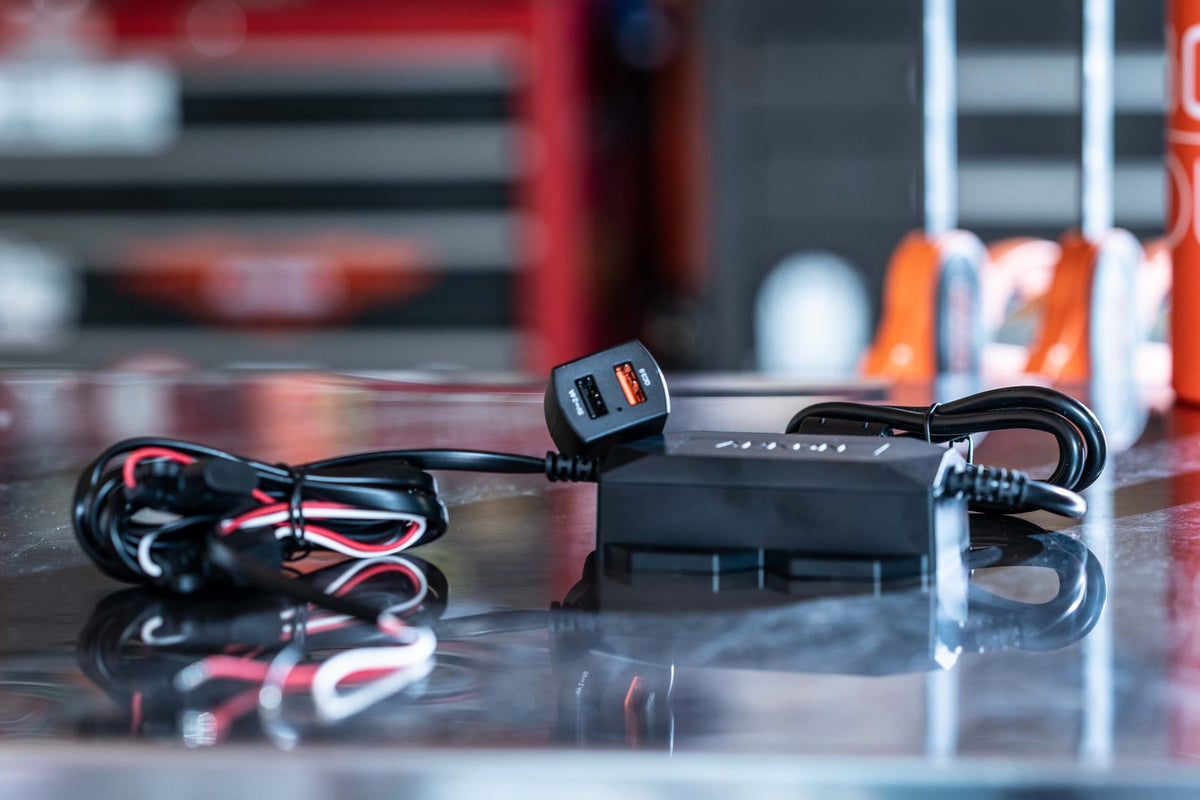 iBOLT device mounting setup inside a commercial vehicle