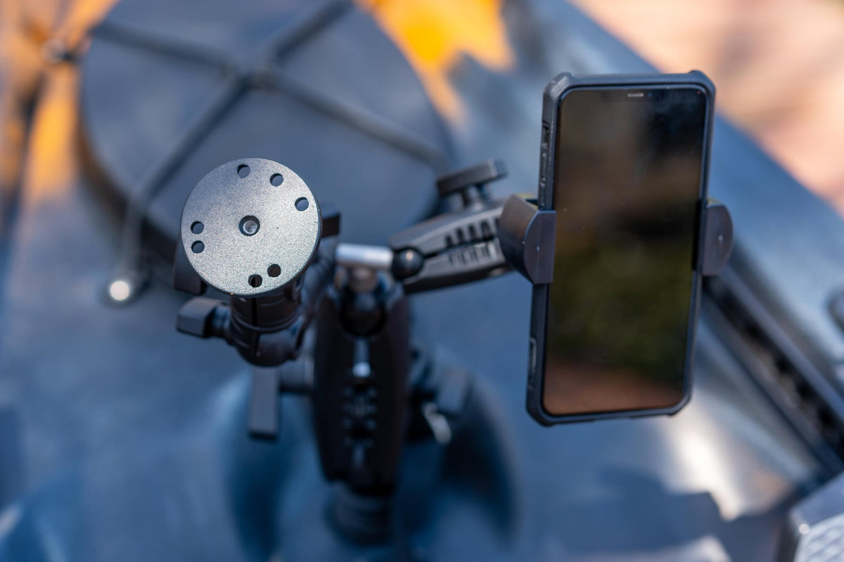 iBOLT mounting setup used in an outdoor boating environment