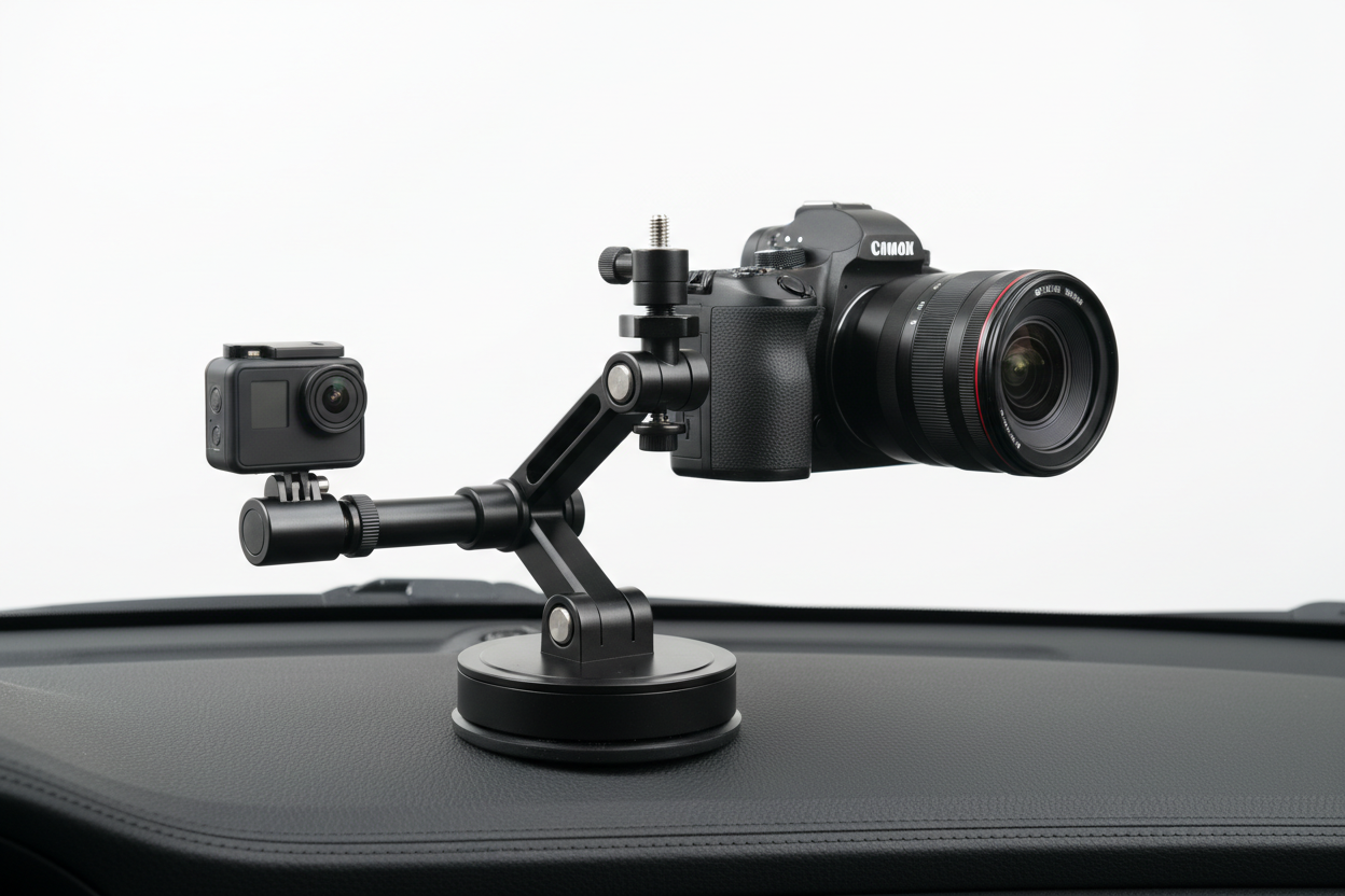 Magnetic camera mount