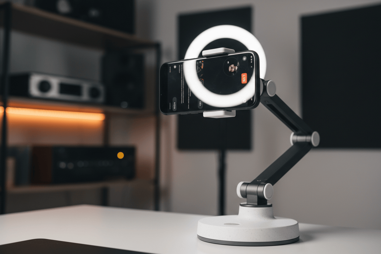 phone stand for live streaming