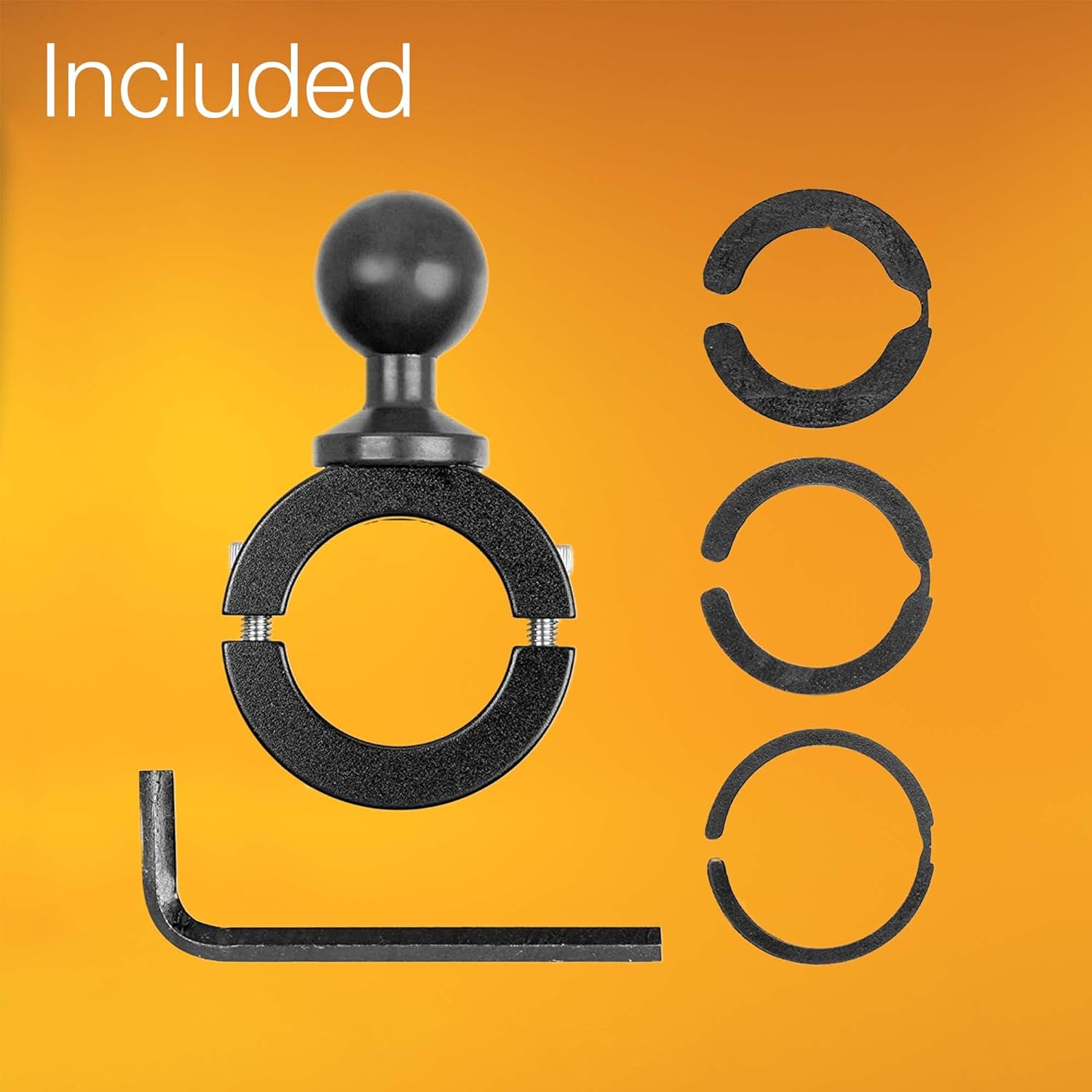iBOLT Action Camera IncrediBOLT Heavy Duty Handlebar/Post/Pole/Rail Mount