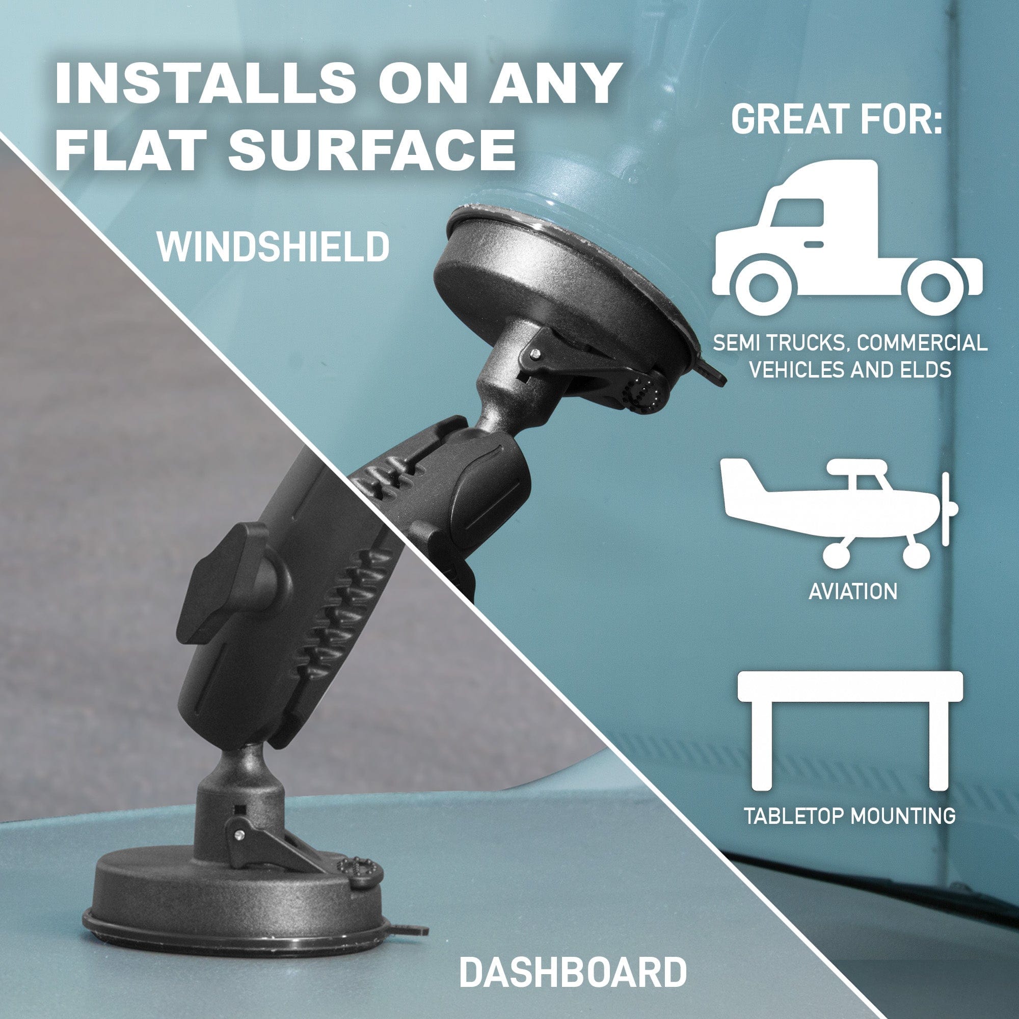 iBOLT™ TabDock™ Bizmount™ Suction Cup Mount
