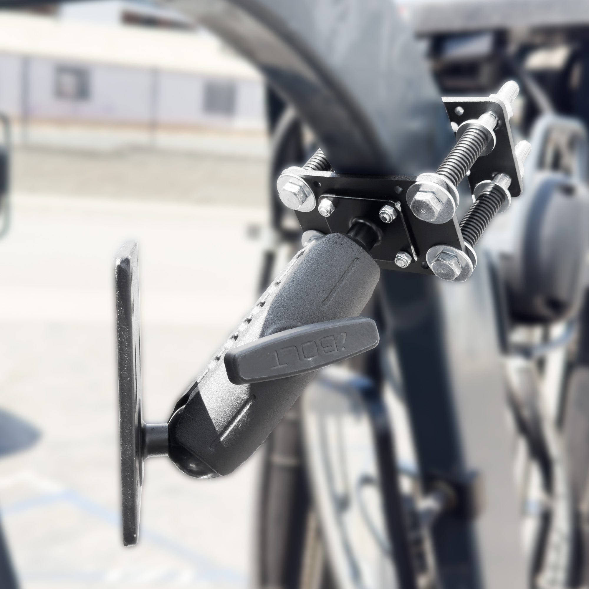 iBOLT VESA 75x75 / 100x100 Monitor Pillar Mount with 38mm (1.5-inch) Ball Joint