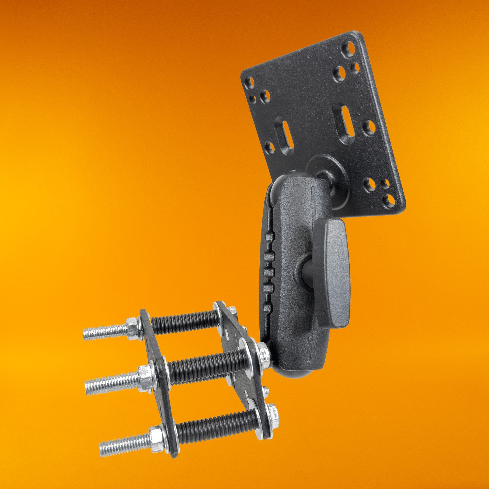 iBOLT VESA 75x75 / 100x100 Monitor Pillar Mount with 38mm (1.5-inch) Ball Joint