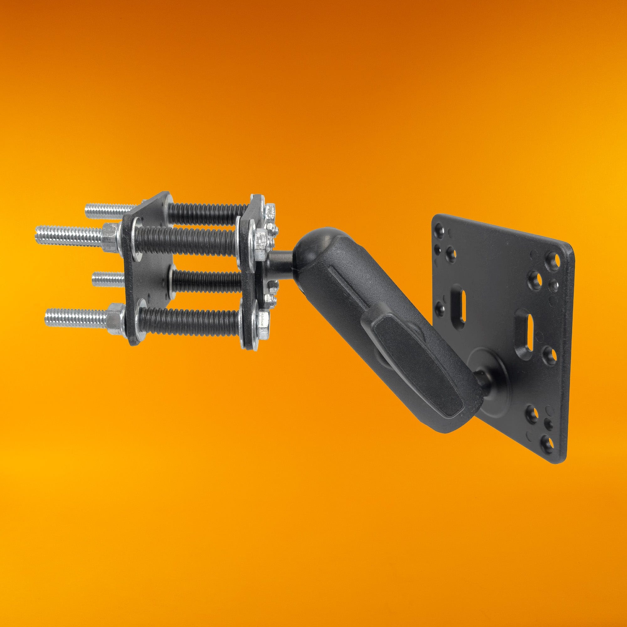 iBOLT VESA 75x75 / 100x100 Monitor Pillar Mount with 38mm (1.5-inch) Ball Joint