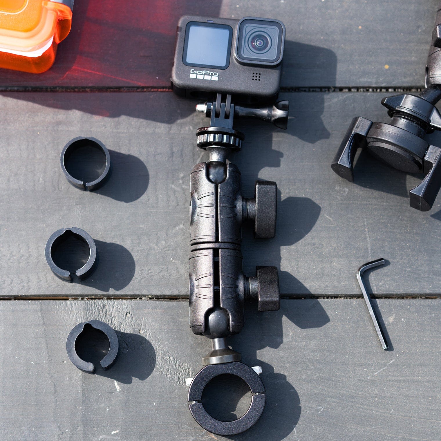 iBOLT Action Camera IncrediBOLT Heavy Duty Handlebar/Post/Pole/Rail Mount