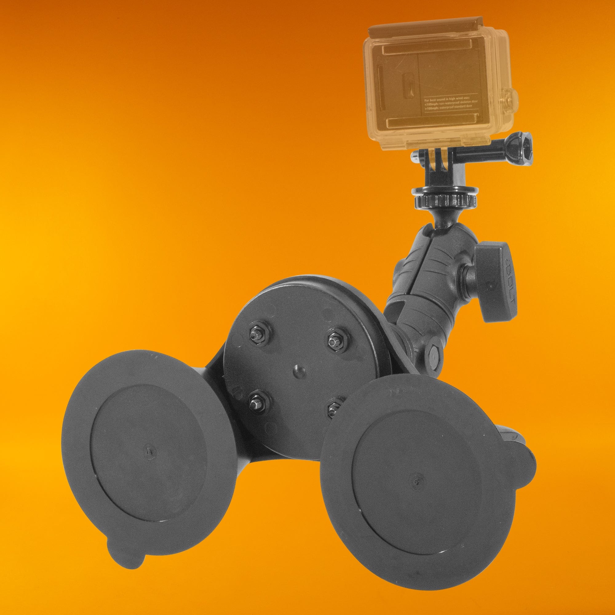 iBOLT Mounts iBOLT Action Camera IncrediBOLT 360 Heavy Duty Dual/Double Suction Cup Mount