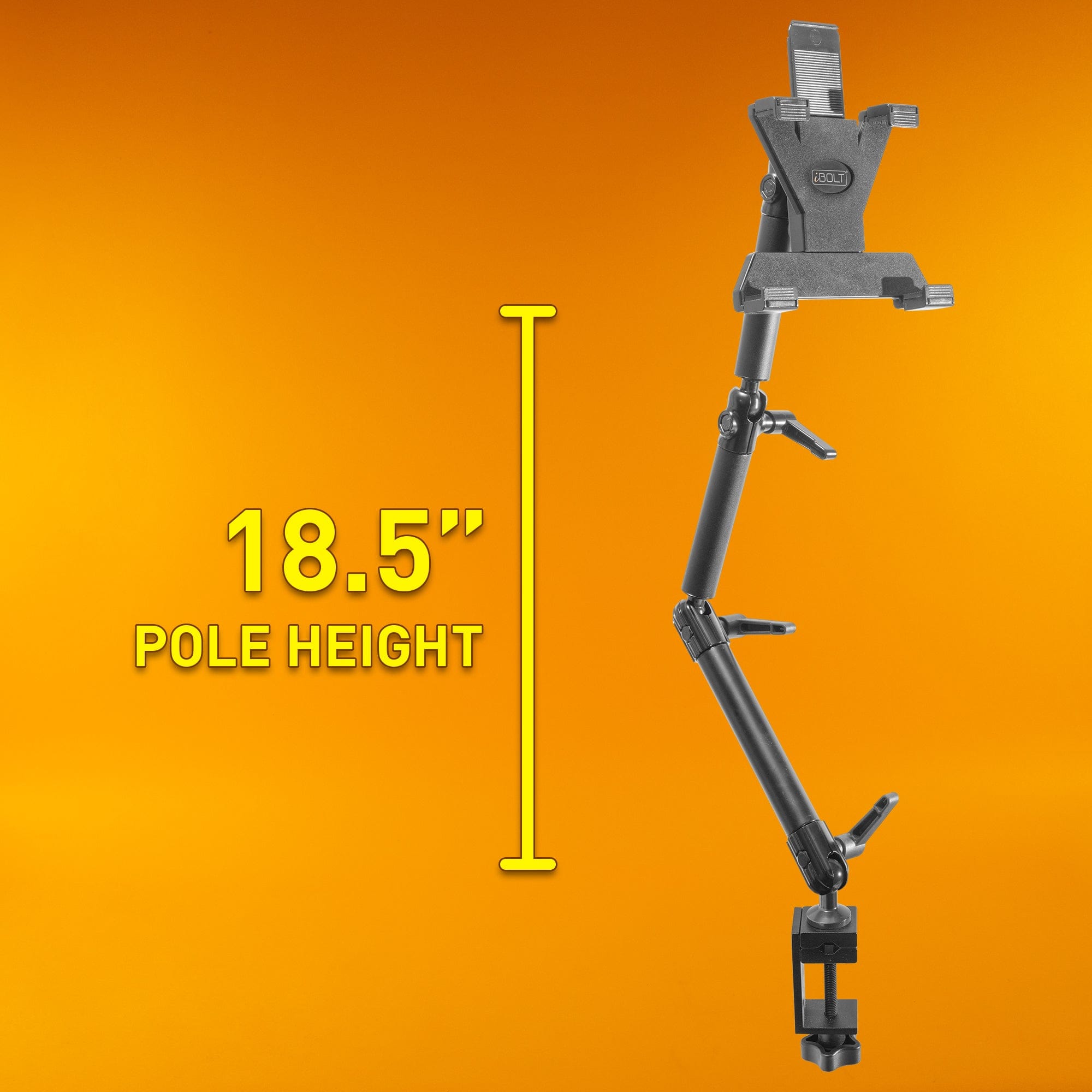 iBOLT Mounts iBOLT TabDock AccessiBOLT Universal Wheelchair Multi-Arm Mobility Tablet Mount