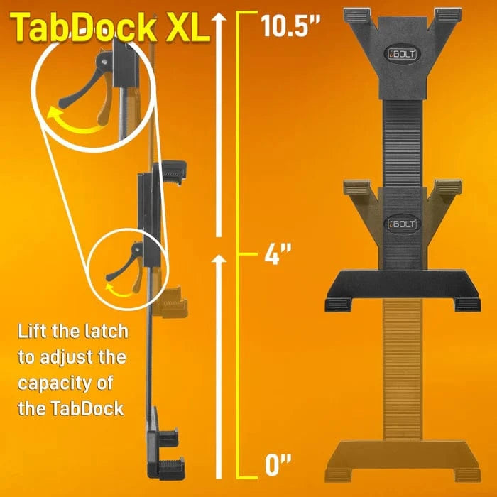 iBOLT Mounts TabDOckXL iBOLT TabDock AccessiBOLT Universal Wheelchair Mobility Tablet Mount