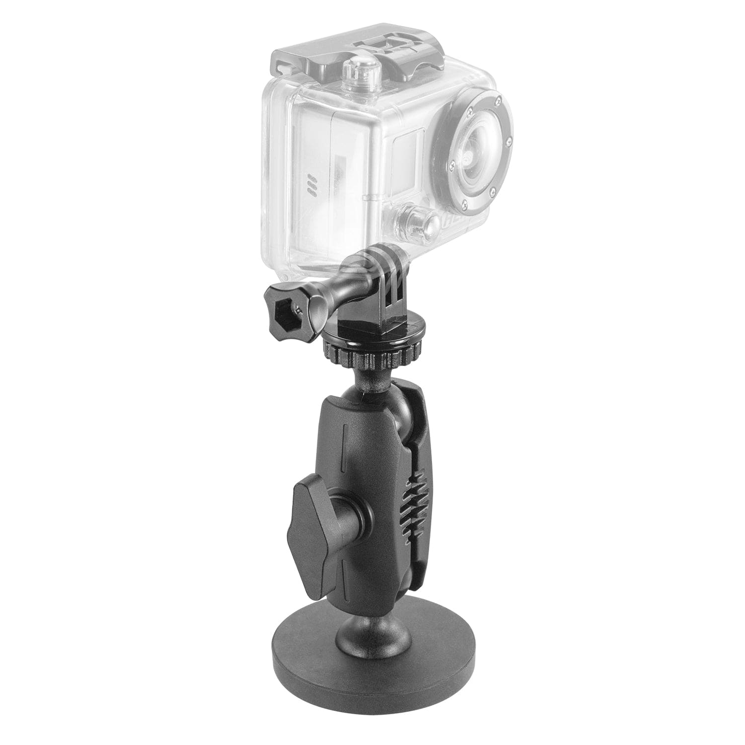 iBOLT 88mm Diameter Magnetic Mount w/ 1 / 4 20 Camera Screw and GoPro Adapter