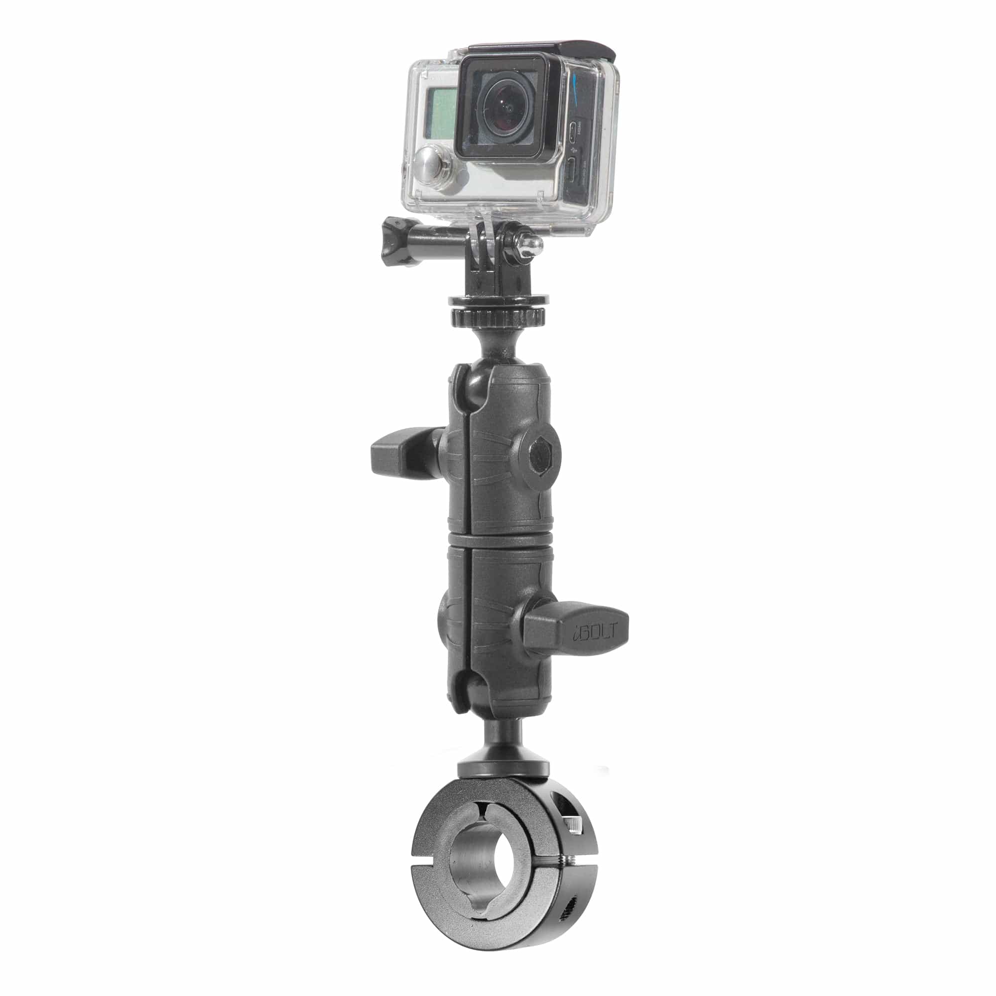 iBOLT Action Camera IncrediBOLT Heavy Duty Handlebar/Post/Pole/Rail Mount