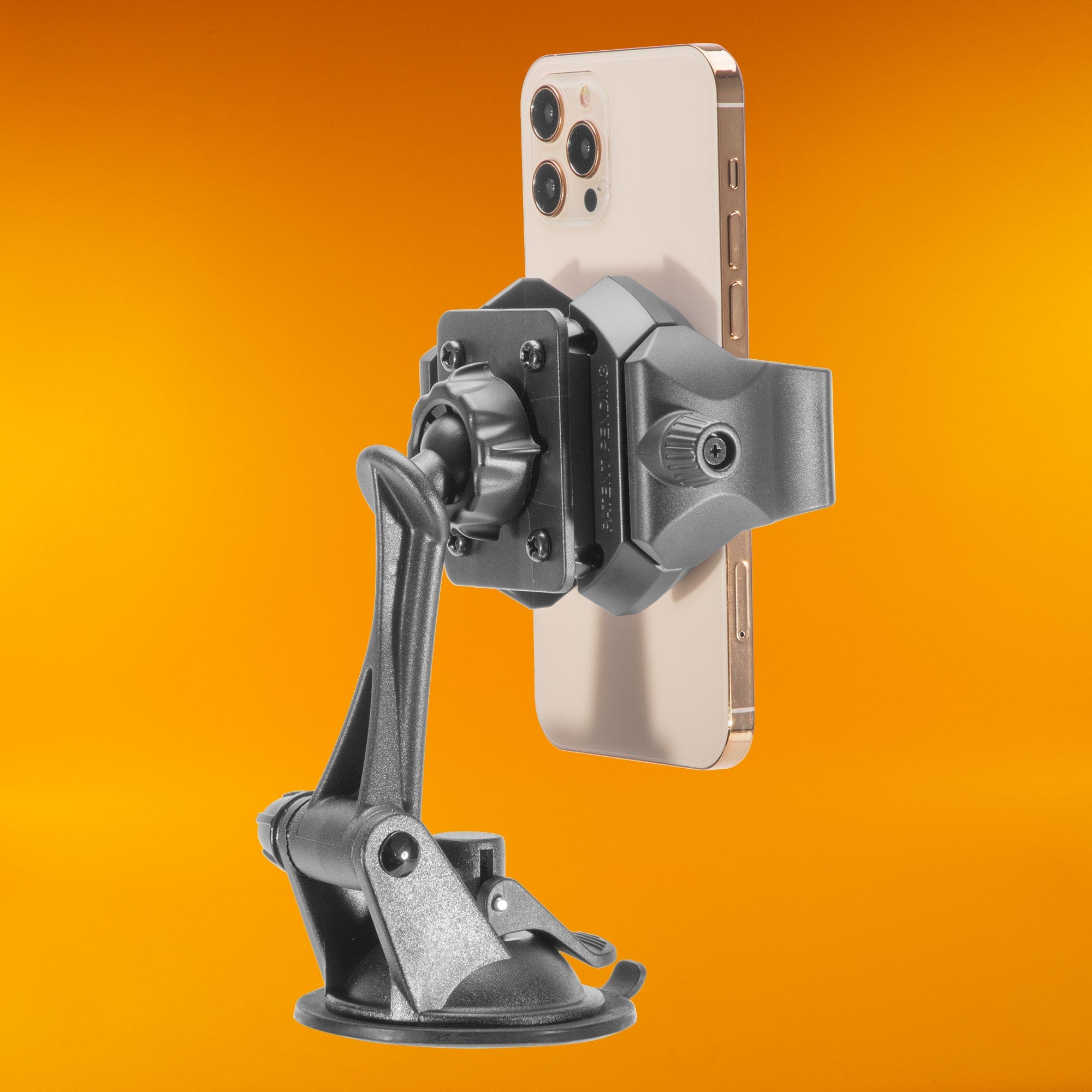 iBOLT SafeMag Suction Cup Mount- Compatible with Qi, MagSafe and Wireless charging pucks