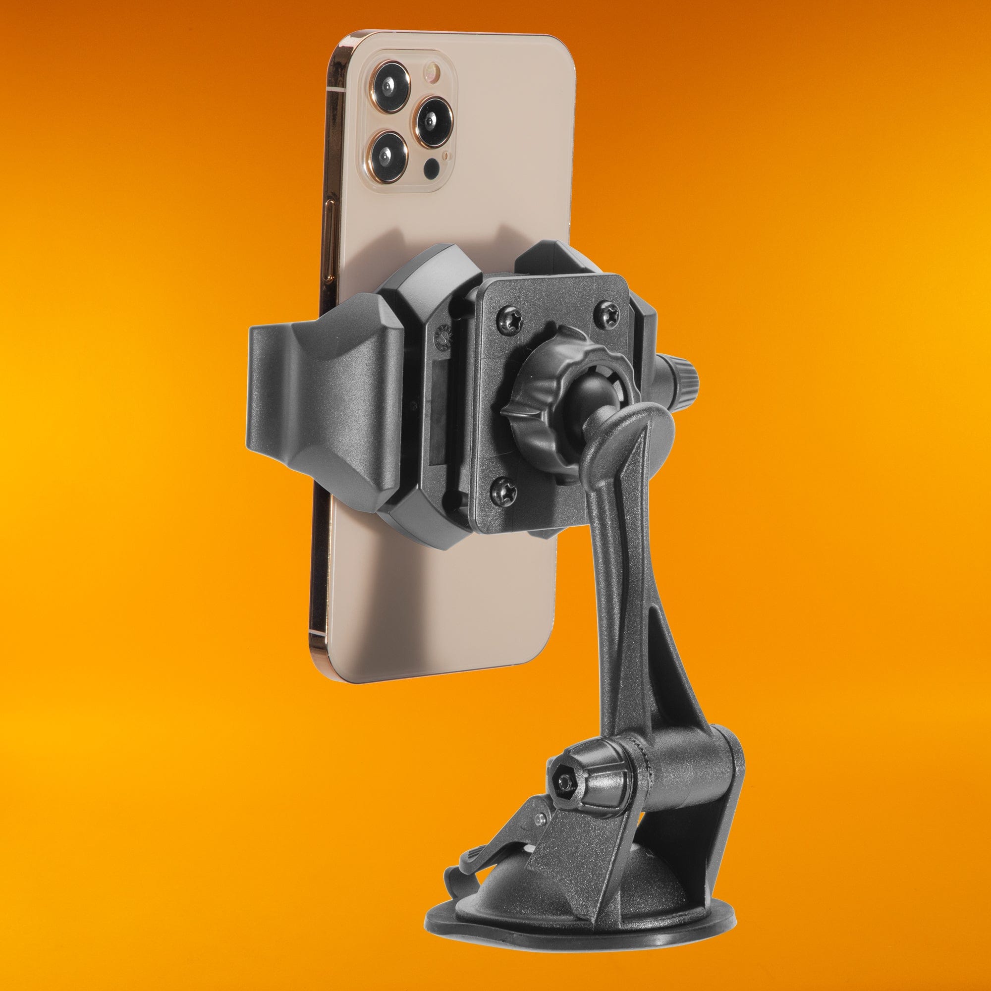 iBOLT SafeMag Suction Cup Mount- Compatible with Qi, MagSafe and Wireless charging pucks