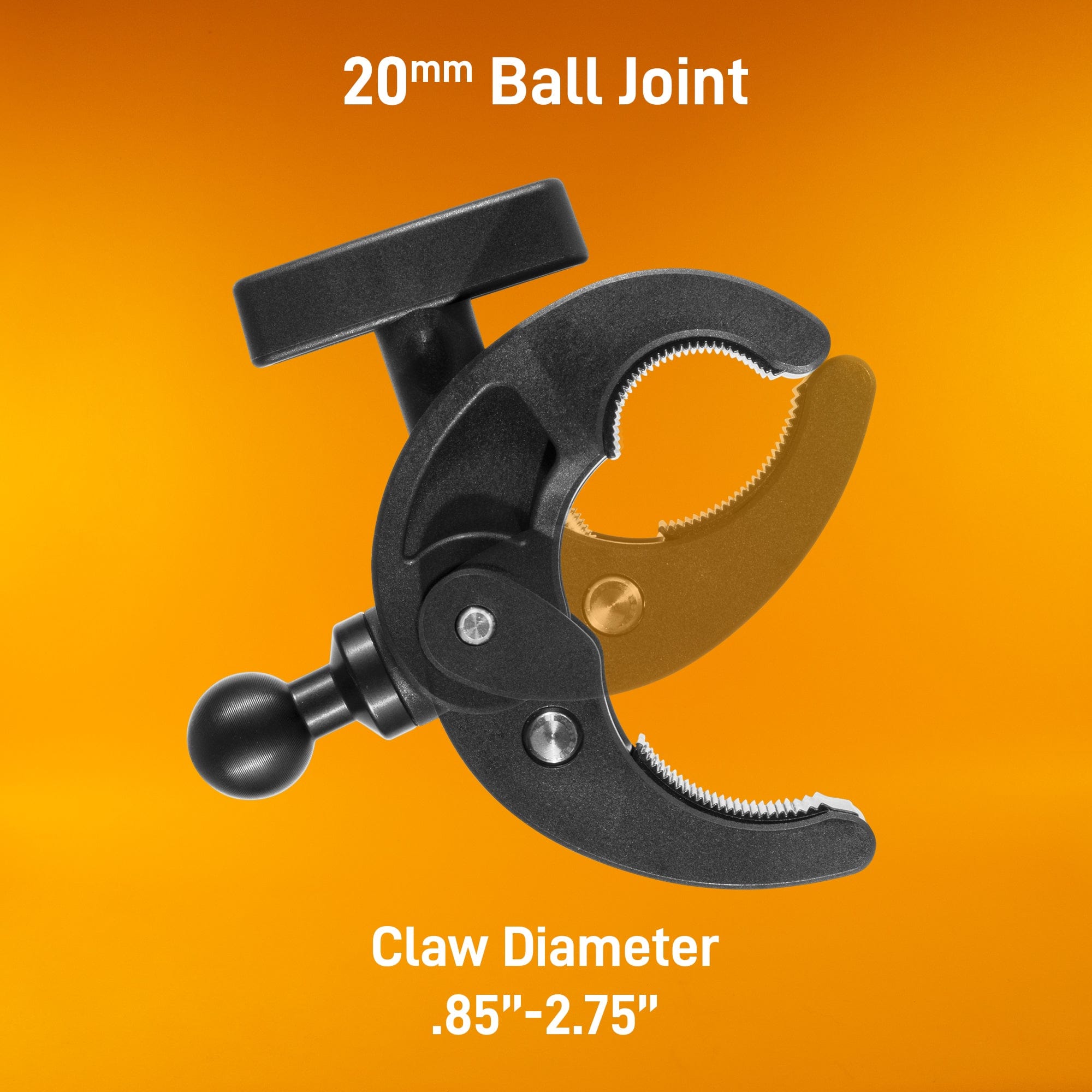 iBOLT 20mm Clamp - Secure Mount for ATVs, UTVs & Ag Equipment