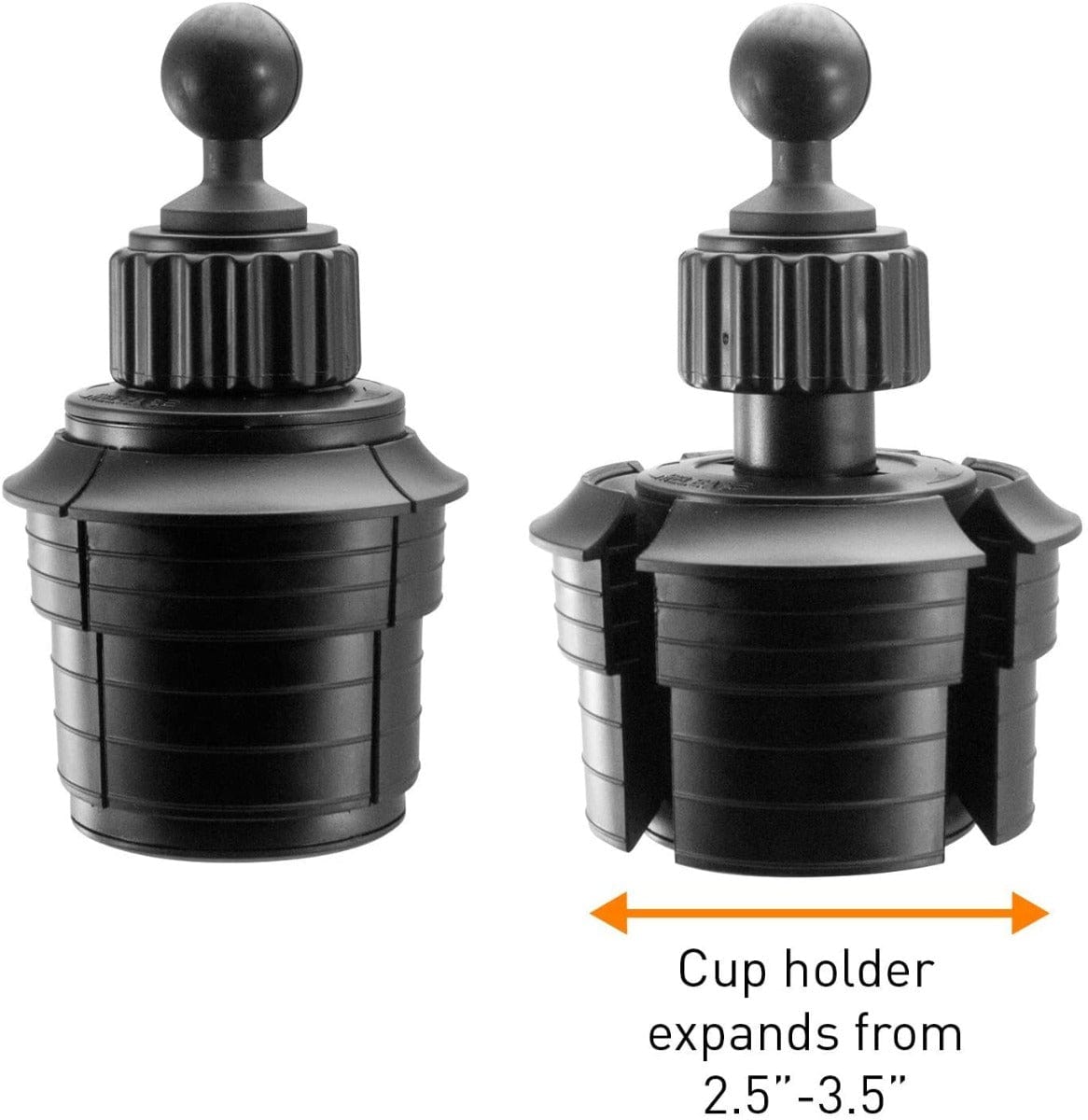 iBOLT 17mm Dual Ball to Cup Holder Mount Base compatible w/ Garmin GPS and iBOLT Phone Holders