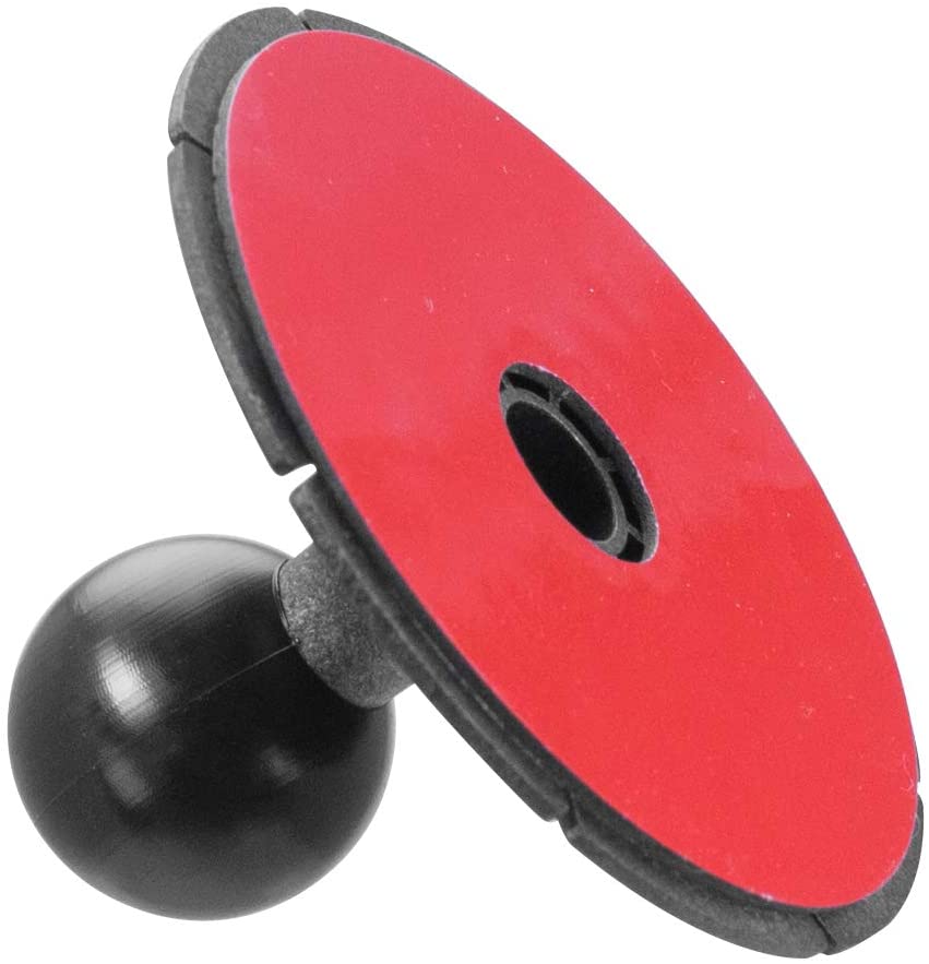 iBOLT 17mm Dual Ball to Strong VHB Adhesive Mount Base compatible w/ Garmin GPS and iBOLT Phone Holders
