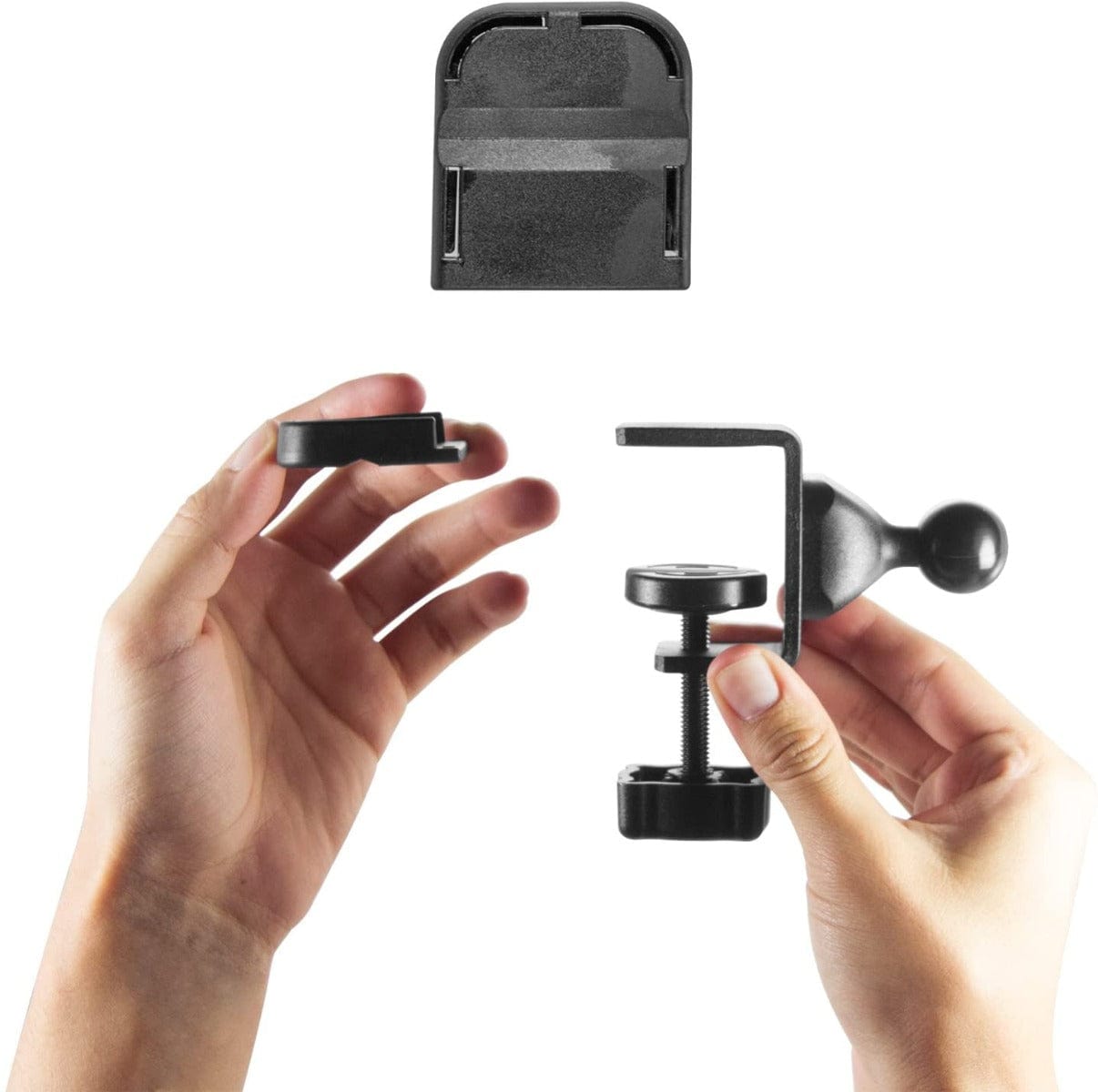 iBOLT 17mm Dual Ball Clamp Mount for Handlebars, Poles, Posts for Garmin GPS and iBOLT Phone Holders