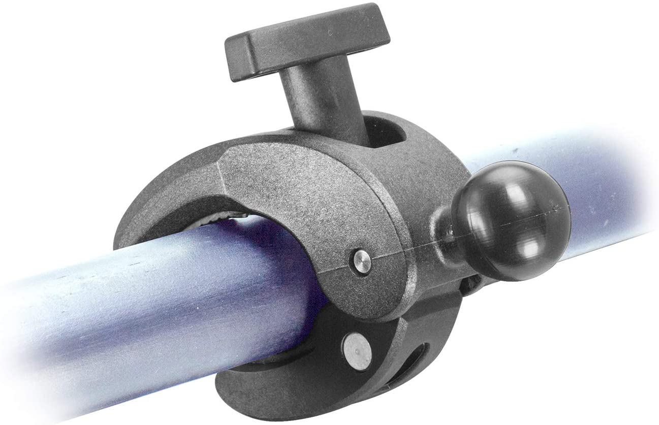 iBOLT 17mm Dual Ball Clamping Mount for Handlebars, Poles, Posts for Garmin GPS Systems and iBOLT Phone Holders