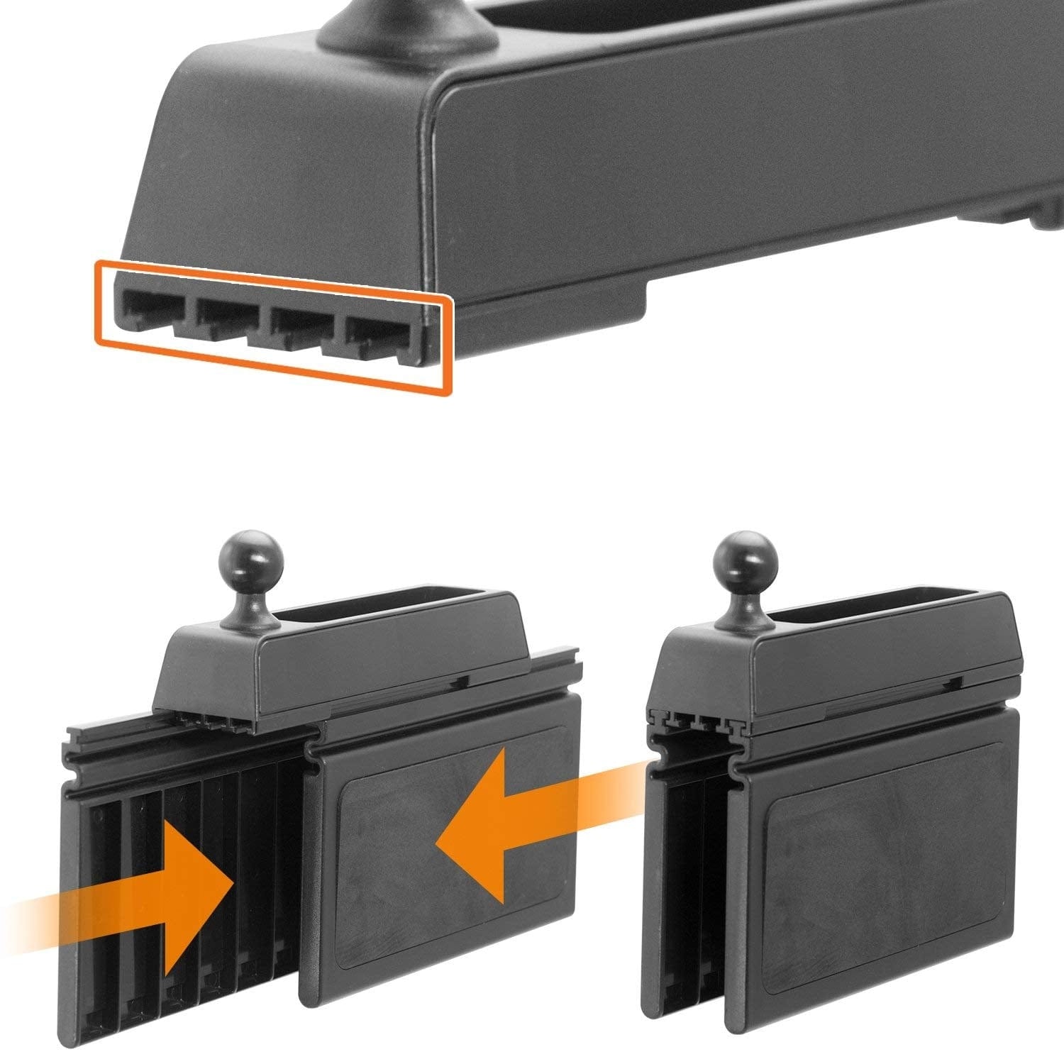 iBOLT™ 25MM/ 1 INCH/ B SIZE Car Wedge Mount