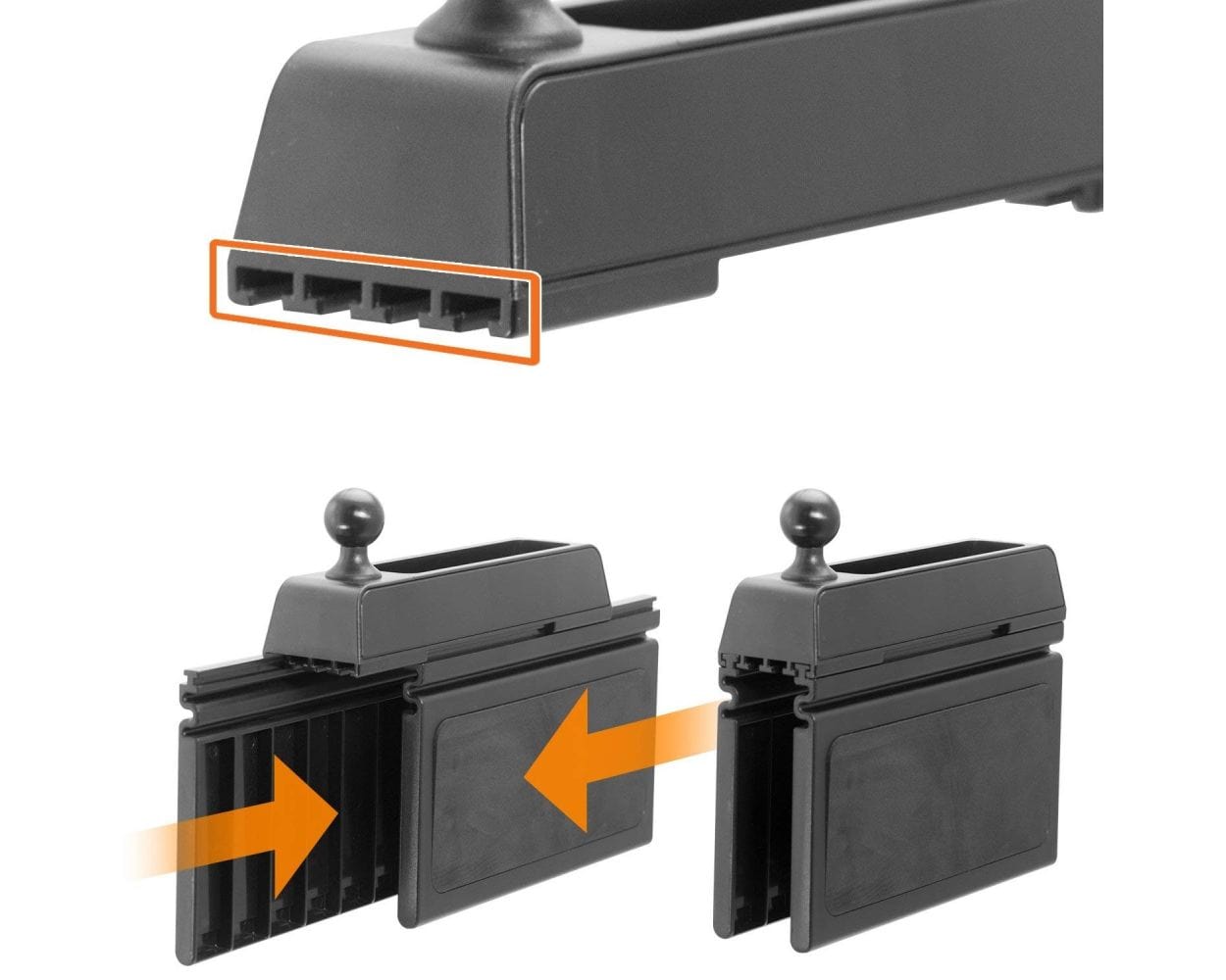 iBOLT TabDock™ IncrediBOLT™ 360 Wedge - Heavy Duty Vehicle Console Seat Gap Mount for All 7" - 10" Tablets