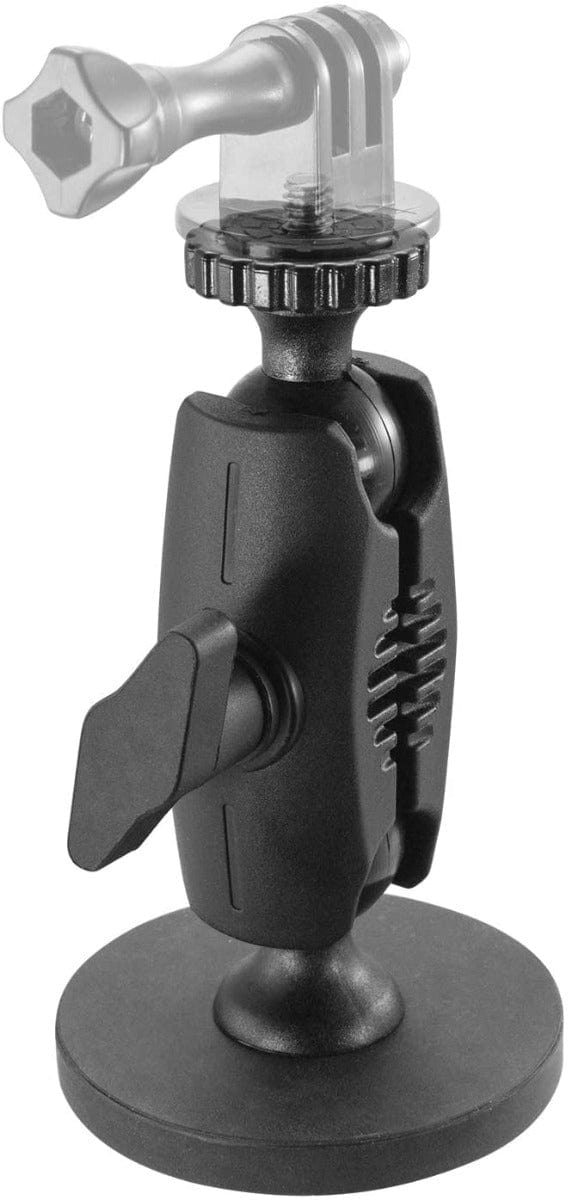 iBOLT 88mm Diameter Magnetic Mount w/ 1 / 4 20 Camera Screw and GoPro Adapter