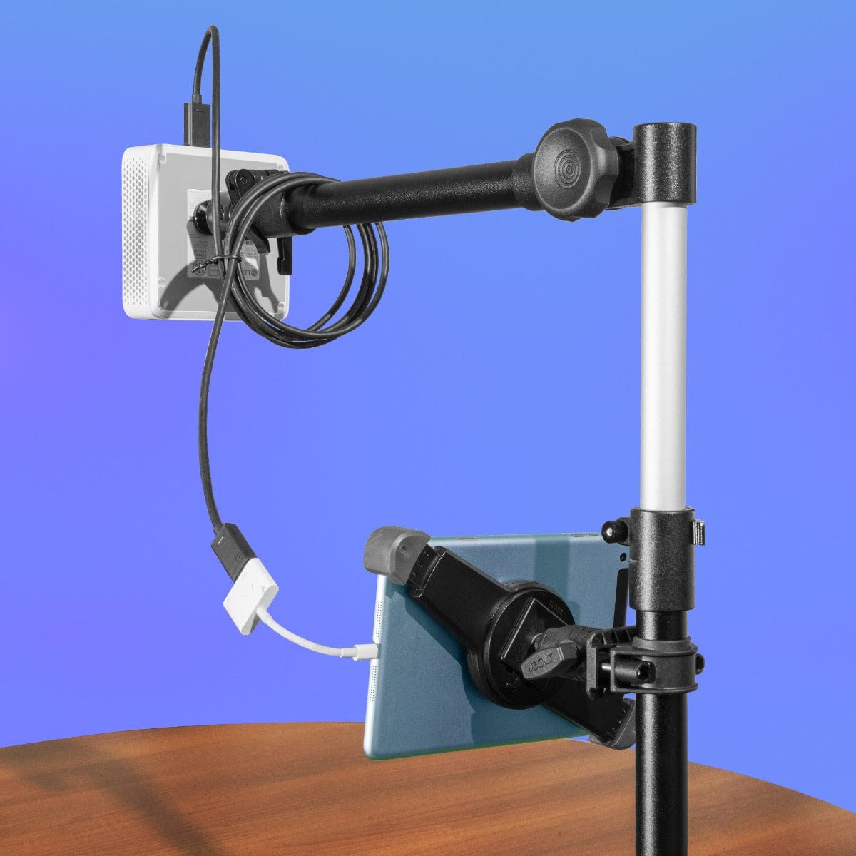 iBOLT Stream-Cast Overhead Camera Rig Desk Mount for DSLR Cameras for Top Down and Front Facing Photography