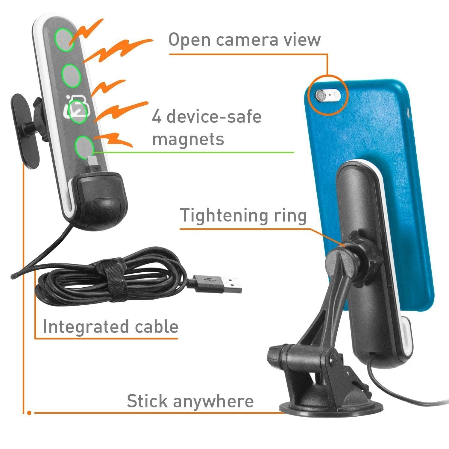 iBOLT Mounts ChargeDock USB-C