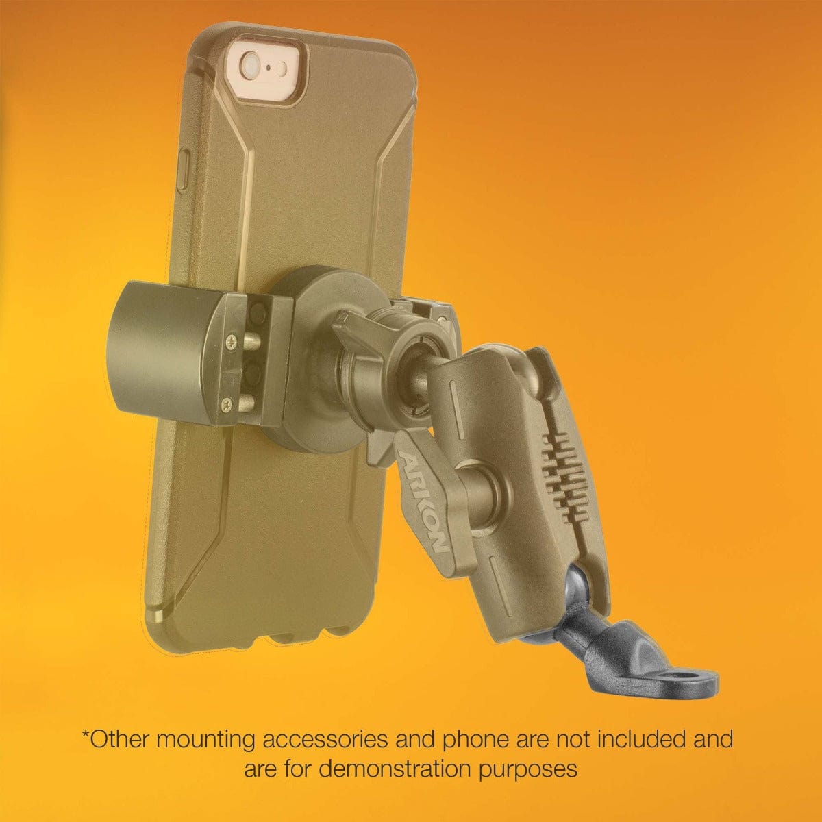 iBOLT Mounts iBOLT™ 1 inch / 25mm to 9mm Angled Bolt adapter for Motorcycle Mirror frames, Handlebar Pinch Bolts and more