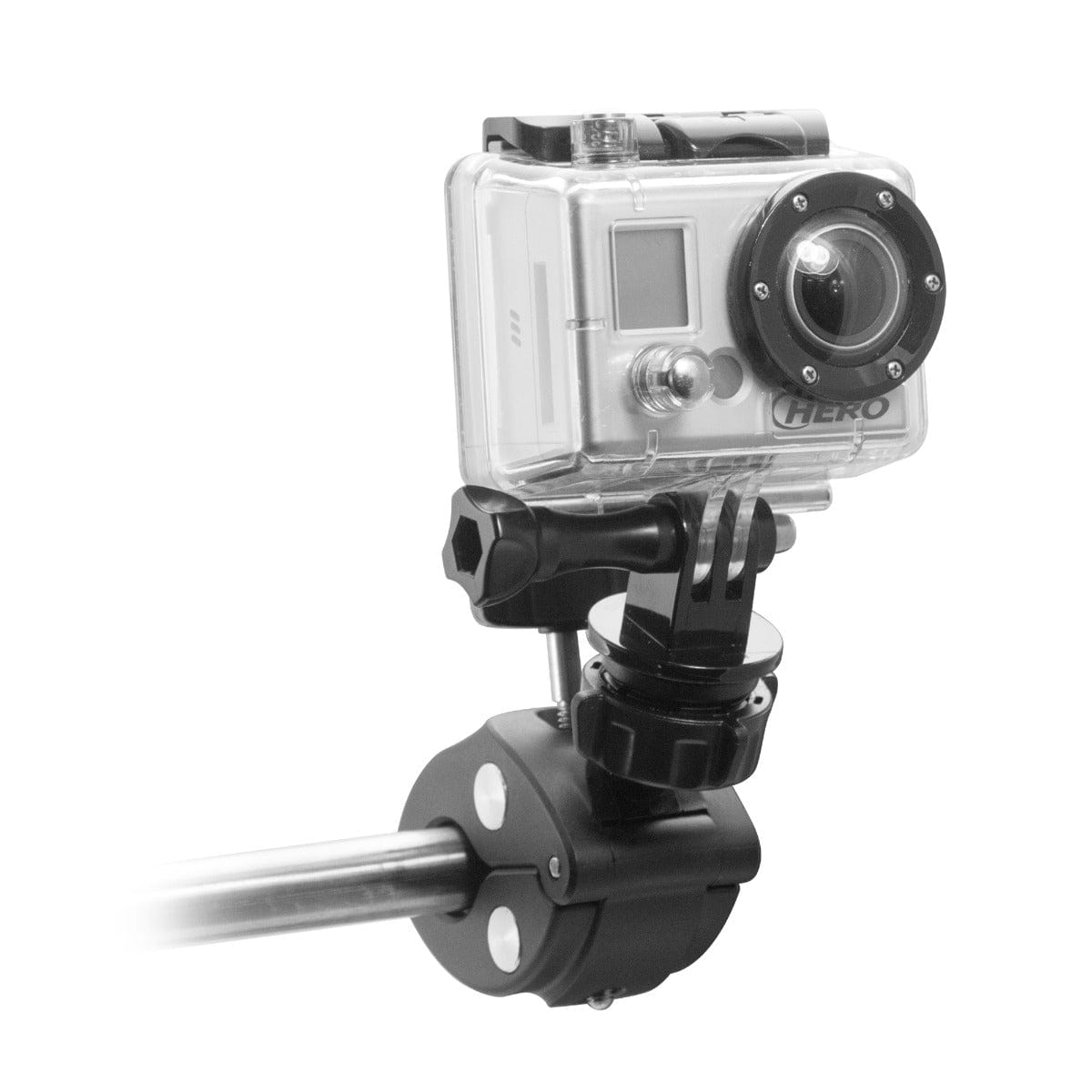 iBOLT Mounts iBOLT 17mm Clamp Mount for Handlebars, Poles, Posts- For GoPro Hero Action Cameras, ¼ 20" Camera Screw