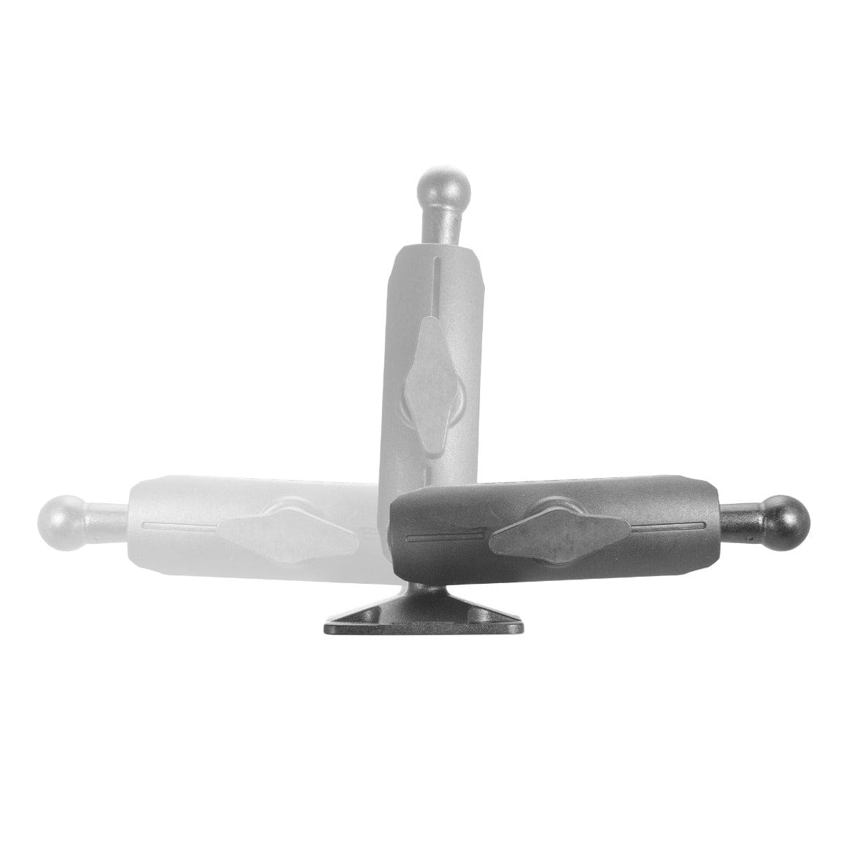 iBOLT Mounts iBOLT 17mm Dual Ball to AMPs Drill Base Mount compatible w/ Garmin GPS and iBOLT Phone Holders