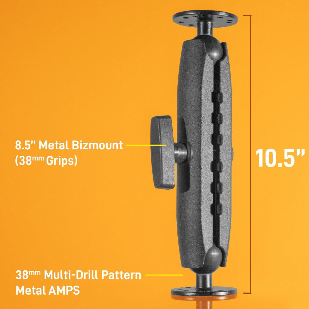 iBOLT Mounts iBOLT™ 38mm / 1.5 inch Metal Circular AMPS Pattern to AMPS Pattern Drill Base