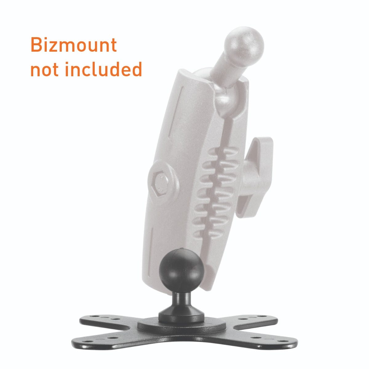 iBOLT Mounts iBOLT™ Metal VESA 75 / VESA 100 to 25mm Ball / 1-inch Adapter