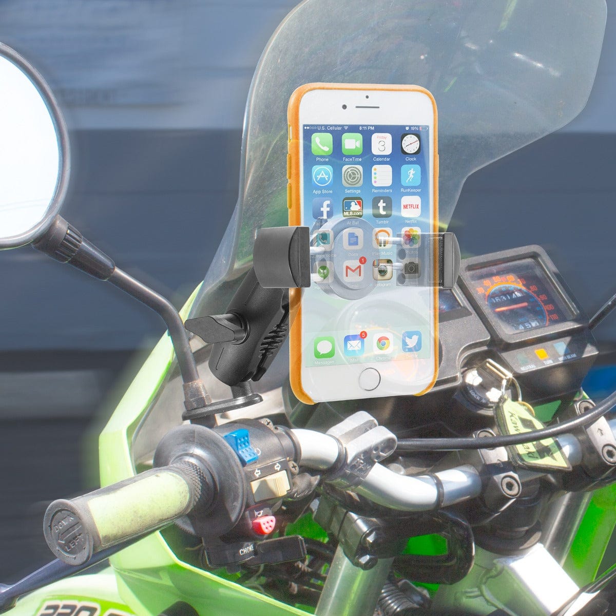 iBOLT Mounts iBOLT Moto-Vise™ Bizmount™ Heavy Duty 11mm Bolt mount