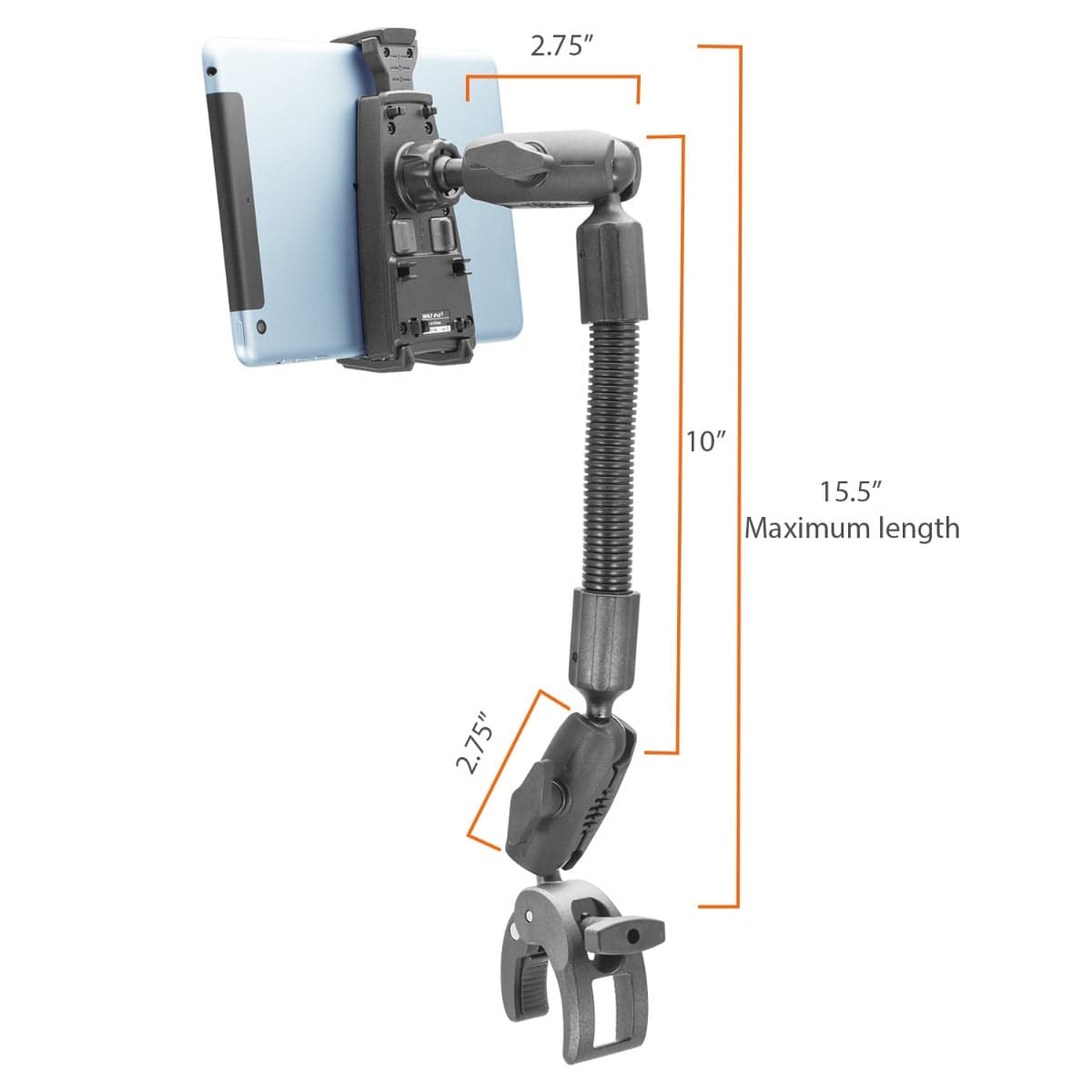 iBOLT Mounts iBOLT™ sPro2™ Accessibility Clamp Mount for Wheelchairs / Exercise Equipment