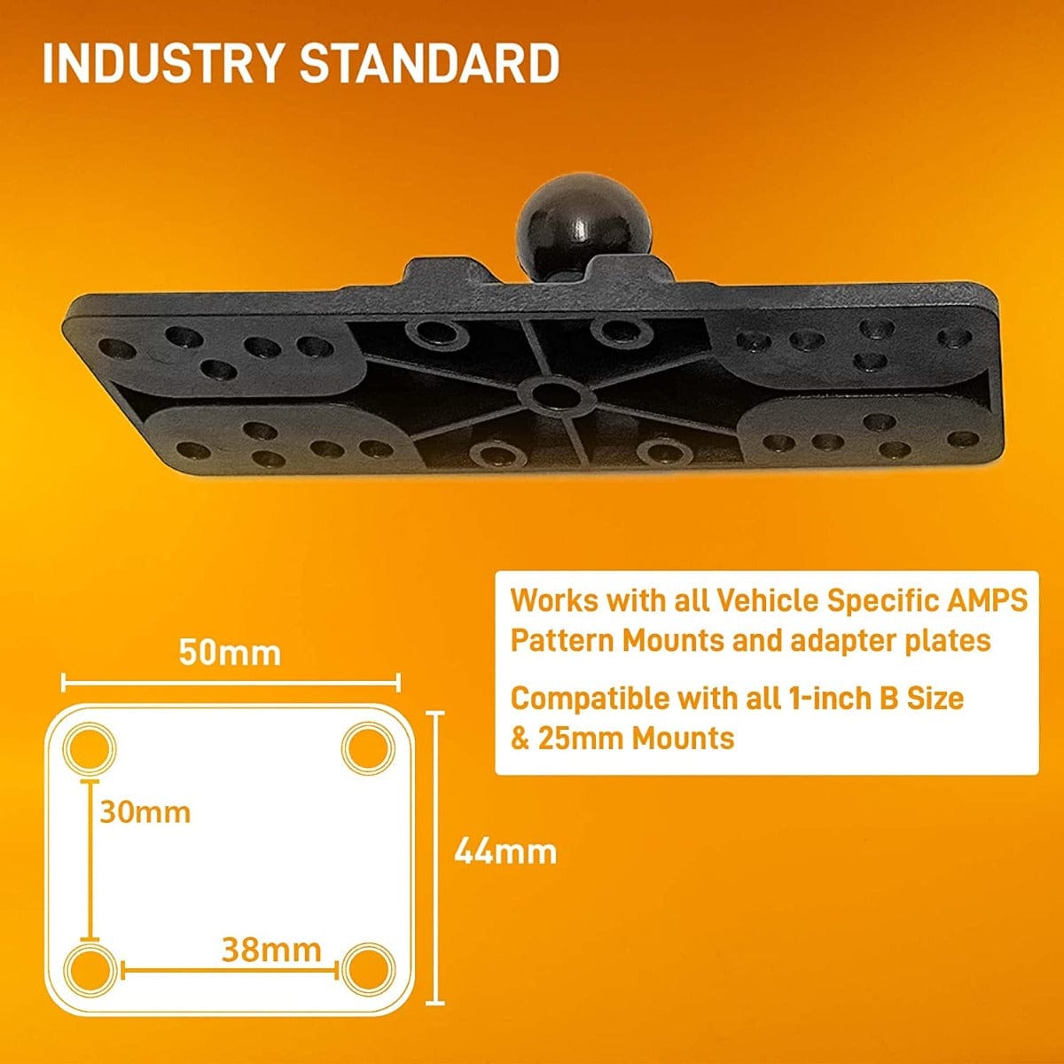 iBOLT Mounts iBOLT Universal Marine Fish Finder IncrediBOLT™ Clamp / Handlebar/ Rail Mount