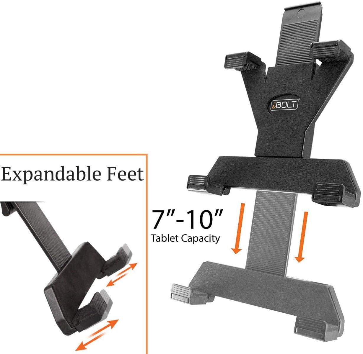 iBOLT Mounts TabDock™ Bizmount™ Console- Heavy Duty Cup Holder Mount for Tablets