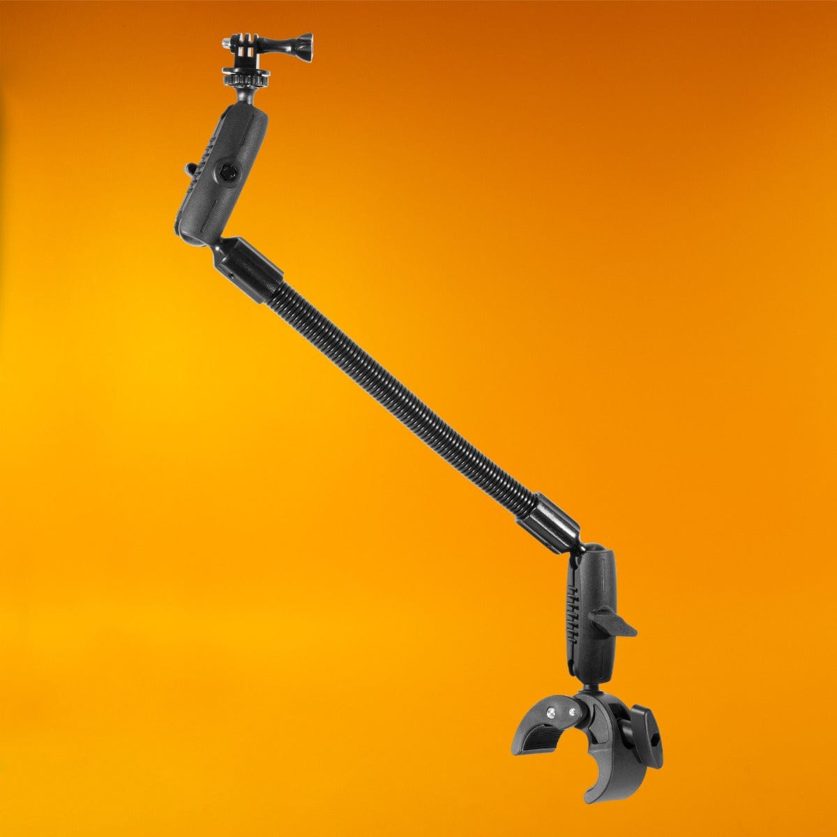 iBOLT GoPro/ Action Camera Selfie Pole Clamp, Handlebar, Rail Mount