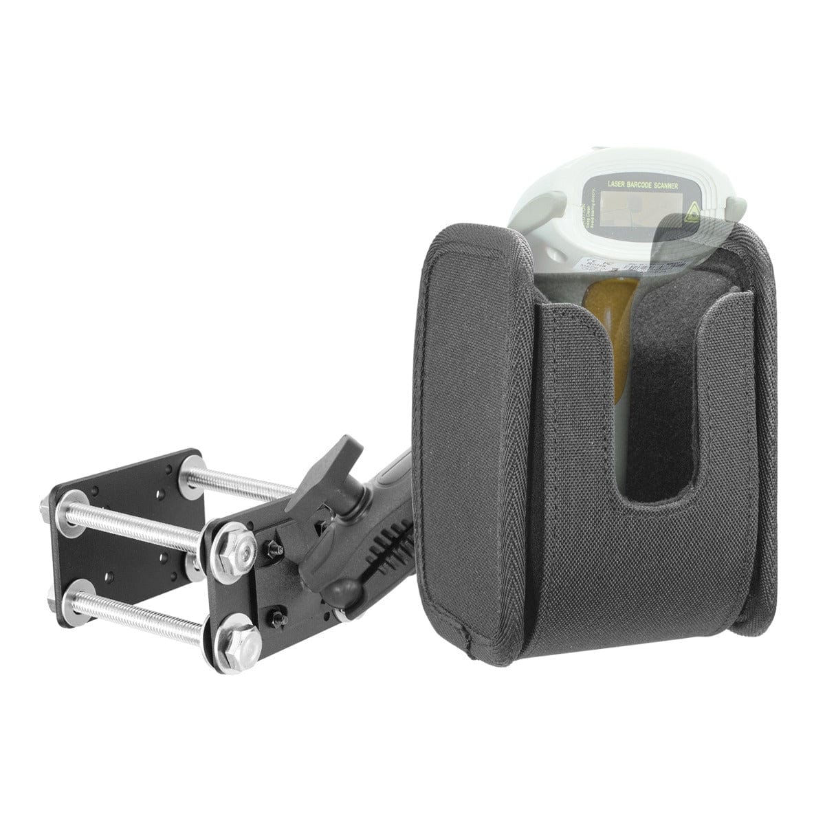 iBOLT Forklift and Warehouse Vehicle Pillar Bracket/Mount w/Barcode Scanner Holder