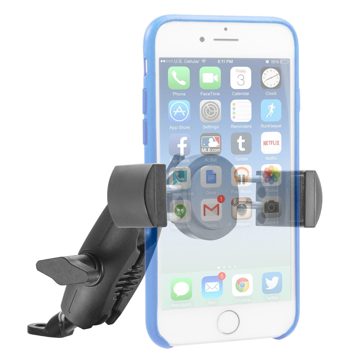 iBOLT Moto-Vise™ Bizmount™ Heavy Duty 9mm Bolt mount for Motorcycles mirror frames