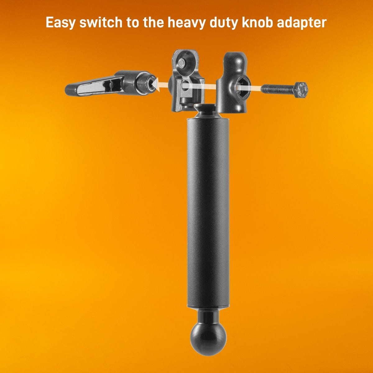 iBOLT™ FixedPro 360 20mm ball 6.5 inch Aluminum Extension arm