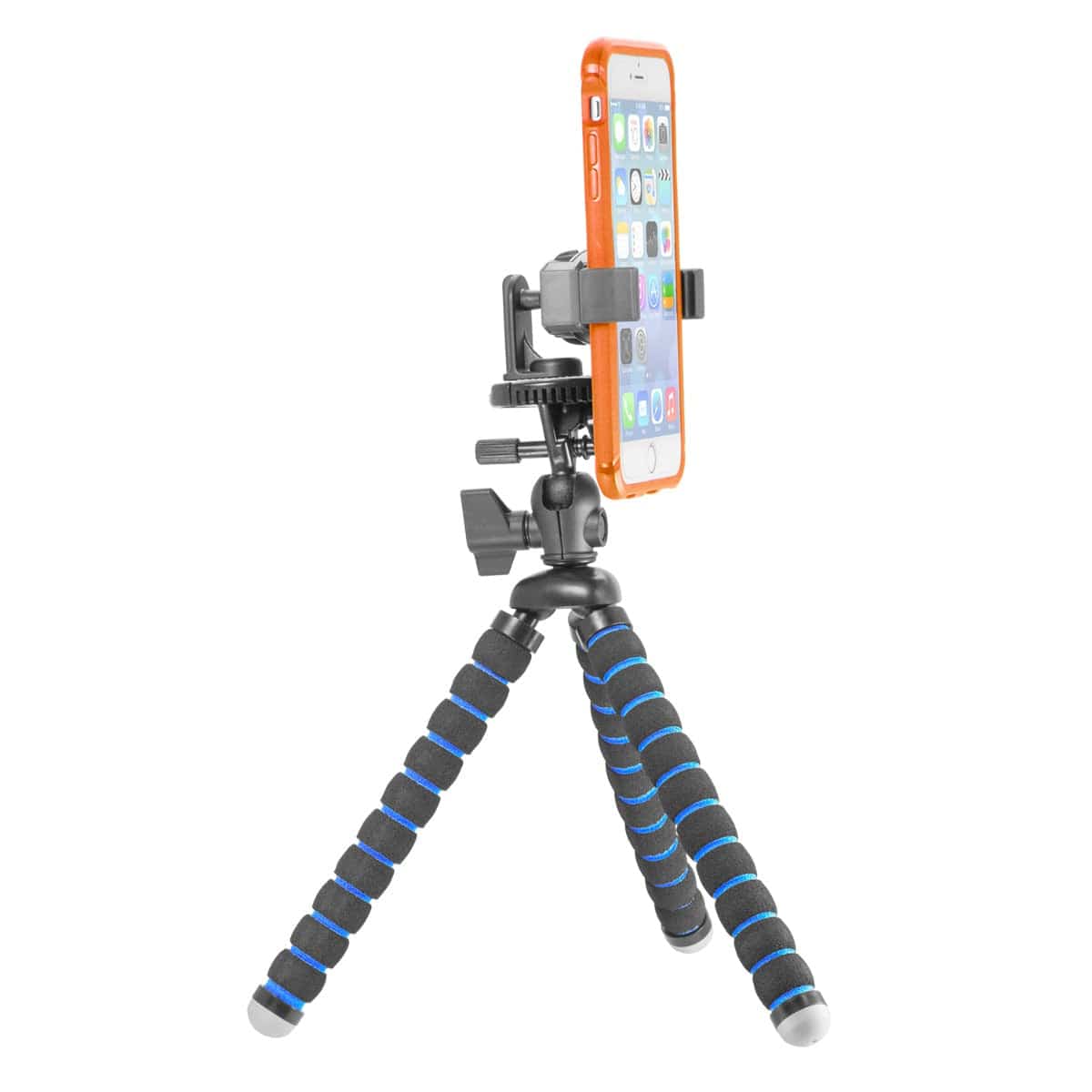 iBOLT Tripod miniPro XL Flexible 3-in-1 :11 inch Tripod for Smartphones, Cameras, and GoPros