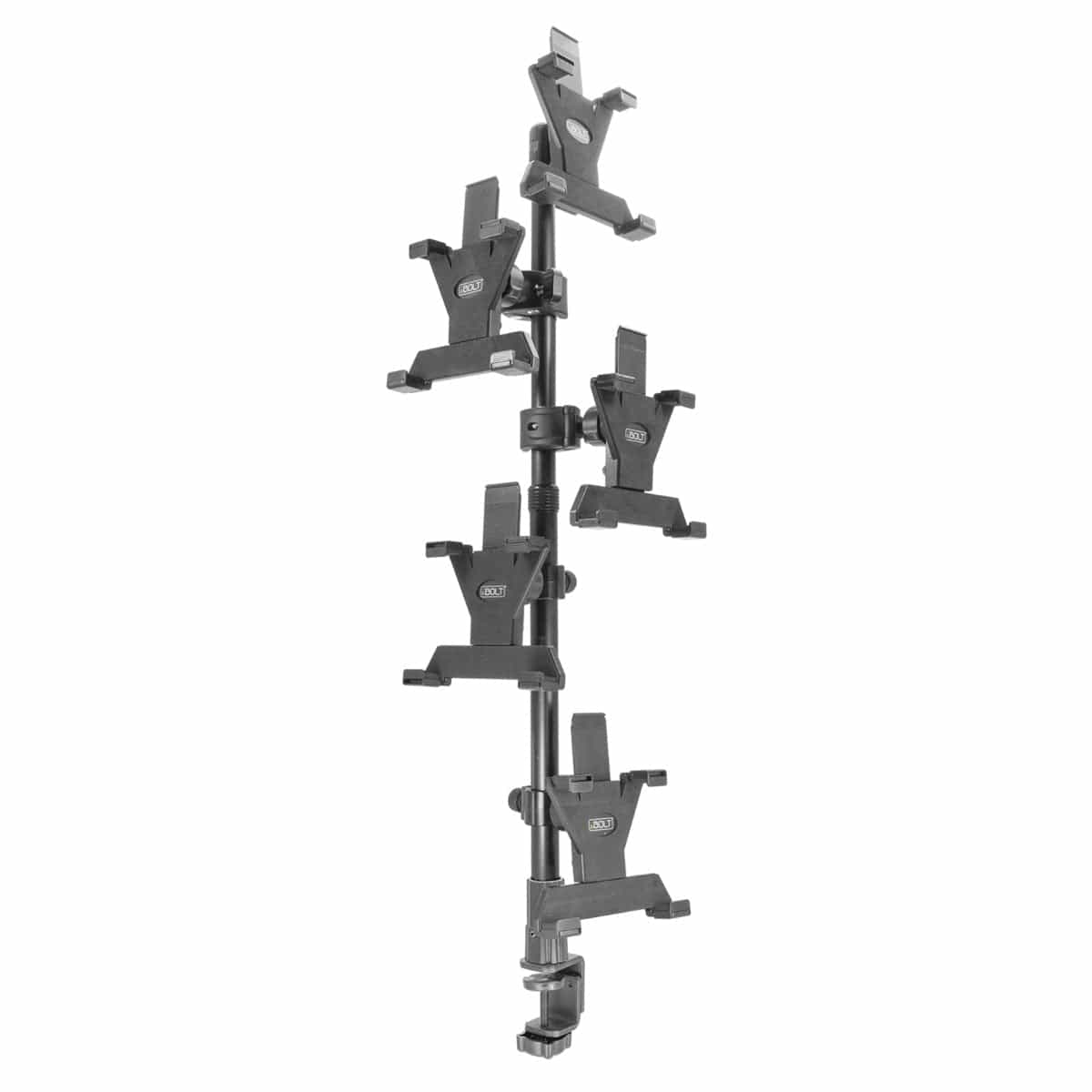 iBOLT Tablet Tower- TabDock™ POS Clamp Mount - with 5 Tablet Holders