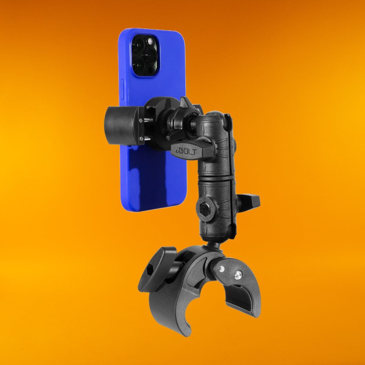 iBOLT Moto-Vise™ IncrediBOLT™ Heavy Duty Phone Clamp / Handlebar / Rail Mount