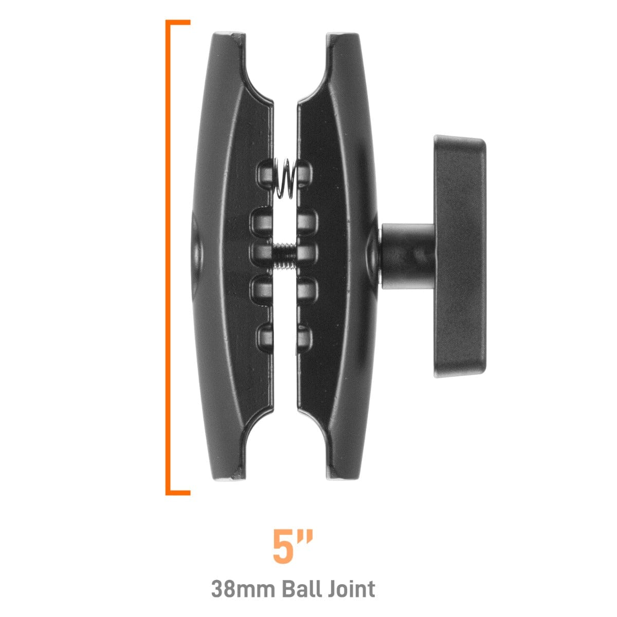 iBOLT™ 5 inch Metal Dual Ball Socket Arm for 38 mm / 1.5 inch Ball Joint