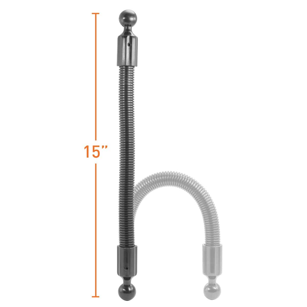 iBOLT™ (15 inch) 25mm / 1 inch to 25mm / 1 inch Flexible Extension Ball Adapter