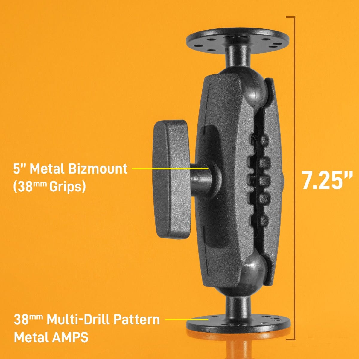 iBOLT™ 38mm / 1.5 inch Metal Circular AMPS to Metal Circular AMPS Drill Base Mount