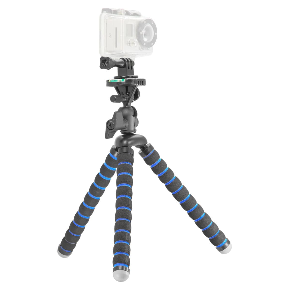 iBOLT Tripod miniPro XL Flexible 3-in-1 :11 inch Tripod for Smartphones, Cameras, and GoPros